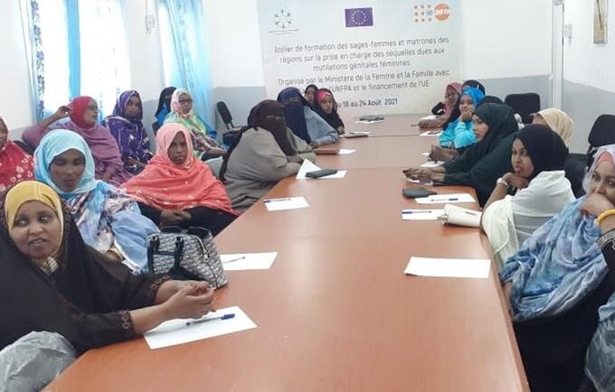 Training of midwives on sequelae and complications related to the management of FGM