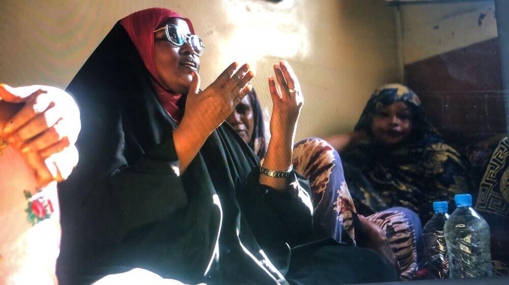 Nafissa hosts a session of the ‘Rasmy’ women’s association in Djibouti City.  Photo-UNFPA Djibouti