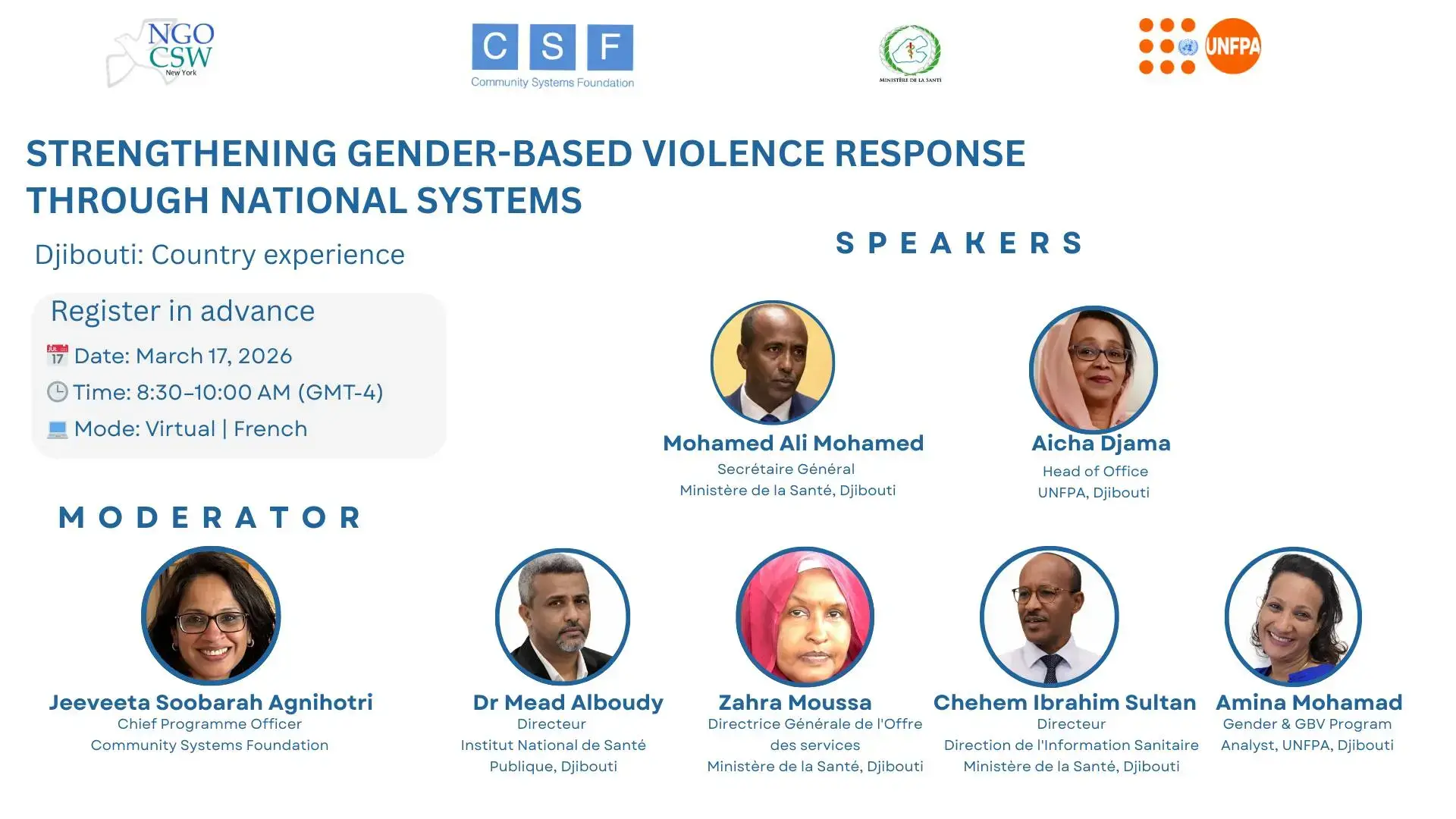 Djibouti renforce sa réponse aux violences basées sur le genre grâce aux systèmes de données